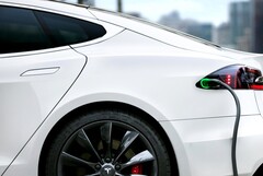 En Tesla-laddningsport (Bildkälla: Tesla)