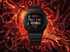 Casios klockor i Stranger Things-samarbetet (DW-5600STT-1 på bilden) har listats i Europa. (Bildkälla: Casio)