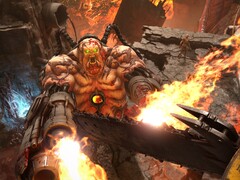 id Software verkar ha drabbats särskilt hårt av Microsofts senaste personalnedskärningar. (Bild: en skärmdump från *Doom Eternal*)