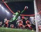 En reklambild för EA Sports FC 26 som visar upp en skärmdump från spelet med gameplay. (Bildkälla: EA)