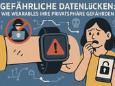 Farliga luckor i data: Bärbara produkter kan äventyra din integritet. (Bildkälla: DallE3)