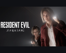 Claire Redfield och Sherry Birkin håller i ficklampor i det officiella reklamfotot för Resident Evil Requiem (Bildkälla: Capcom)