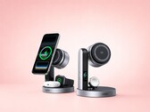 Den nya 3-i-1-laddaren kombinerar 25 W Qi2-laddning, display och stöd för Apple Watch.