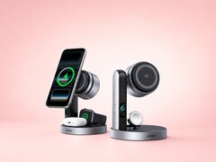 Den nya 3-i-1-laddaren kombinerar 25 W Qi2-laddning, display och stöd för Apple Watch.