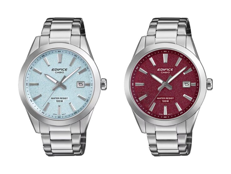 Klockorna Casio Edifice EFV-160D-2BV (vänster) och EFV-160D-4AV (höger)