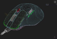 Keychron M6 8K öppen källkodsmodell screnshot i FreeCAD
