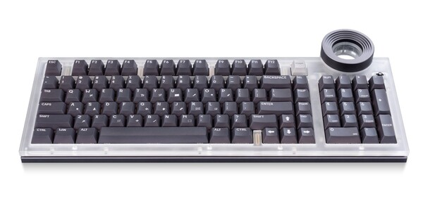 Lenovo Yoga Creative Keyboard AngryMiao Edition har en genomskinlig ovansida.