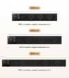 Yeelight T1 Smart Track Socket finns i tre längder. (Bildkälla: Xiaomi Youpin)