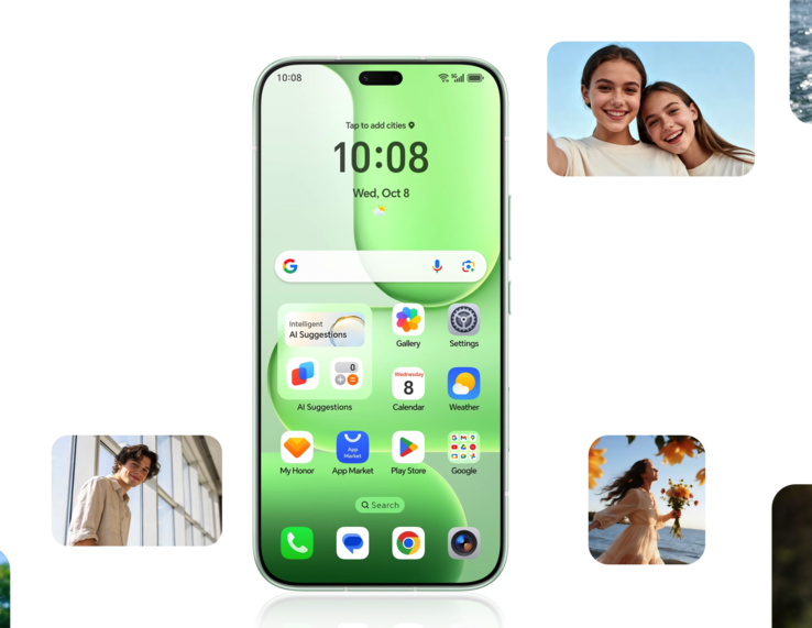 Honor 600e har en 120 Hz AMOLED-skärm