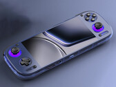 Det verkar som om Odin 3 inte kommer att ha en Micro HDMI-port. På bilden: spelhanddatorn i transparent blått. (Bildkälla: AYN - redigerad)