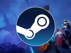 En bild som visar Steam-logotypen och spelet Fellowship, nu med 50 % rabatt.