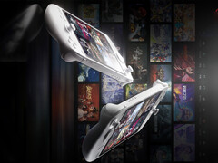 Legion C700 kommer att levereras tillsammans med en streaming-stick. Bilden visar en reklambild av den handhållna enheten.