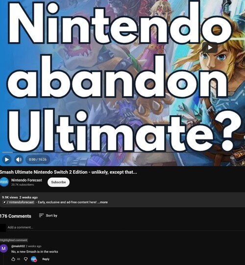 Malo392 läcker information om det nya spelet Super Smash Bros. Switch 2
