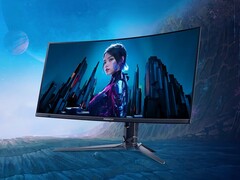 Acer Predator X34 F3 har en upplösning på 3440 x 1440 med en uppdateringsfrekvens på 360 Hz i en 34-tums böjd panel. (Bildkälla: Acer)
