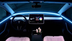 Belysningskitet Star Ring Tesla ger ljuseffekter och säkerhetsfunktioner till elbilarna Tesla 3 och Y.