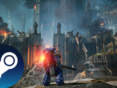 En skärmdump från spelet Warhammer 40,000: Space Marine 2 som visar upp miljöbilderna i spelet. (Källa: Steam - Redigerad)