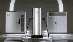 BYD siktar på att ha ett nätverk med 4.000 laddstationer för elbilar på 1 MW inom en snar framtid. (Bildkälla: BYD/Weibo)