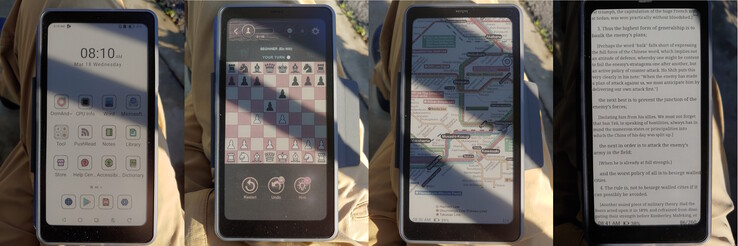 Direkt solljus på morgonen.