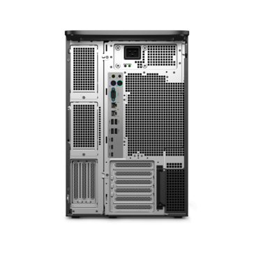 Dell Pro Precision 9 T6 från baksidan.