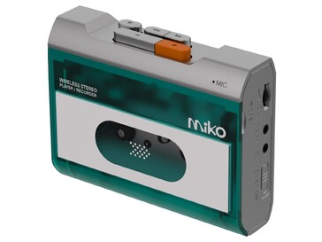 Bluetooth-omkopplare och 3,5 mm ljudingångar/utgångar på andra sidan.