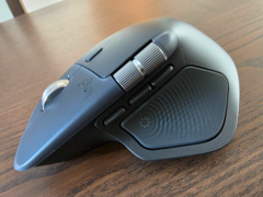 Logitech MX Master 4, med den nya tumknappen. (Bildkälla: u/Vachan1990 på Reddit)