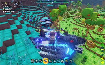 Bild: En skärmdump från spelet PixARK.