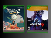 Detaljhandelslådorna Outer Worlds 2 och Ninja Gaiden 4 Xbox visas (Bildkälla: PNP Games)