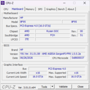 CPU-Z Moderkort