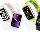 Band 11-serien verkar ha några urtavlor inspirerade av watchOS. Bilden visar en reklambild av sortimentet.