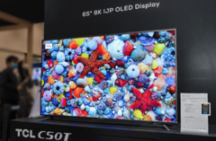 TCL CSOT bläckstråletryckt OLED-panel (Bildkälla: HDTVtest)