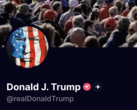 DJT:s konto på Truth Social