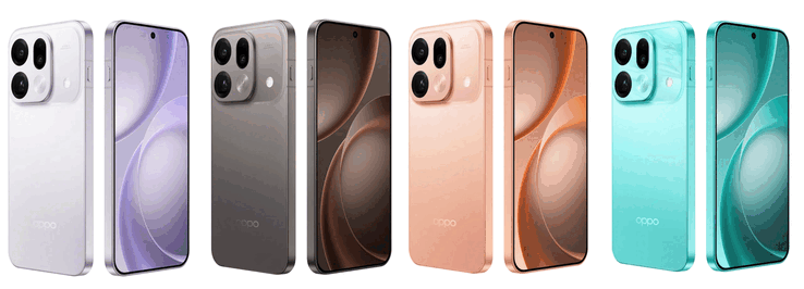 Oppo Find X9s Pro finns tillgänglig i Wind Rider Blue, Energetic Orange, Native Titanium och Free White