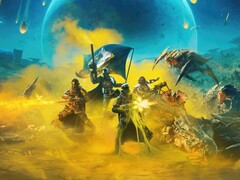 Bild som visar ett team som slåss mot monster i Helldivers 2. (Bildkälla: Arrowhead) 