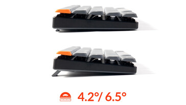 Keychron K9 Max vinklar