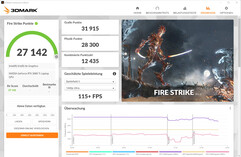 Fire Strike (nätdrift, Dyn. Boost 25 Watt)