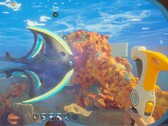 En skärmdump av en modifierad version av Subnautica 2 med dödliga varelser