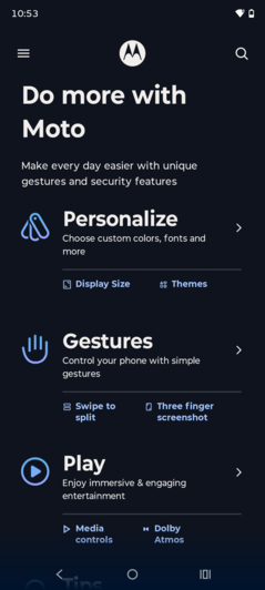 Programvara Motorola Edge 70