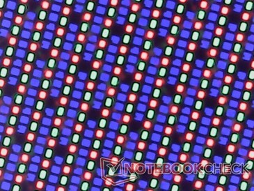 Skarpa RGB-subpixlar med minimal kornighet