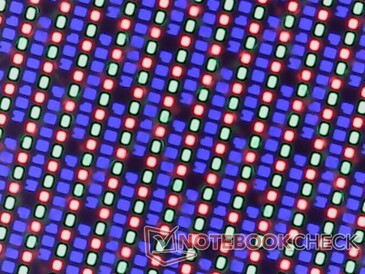 Skarpa RGB-subpixlar med minimal kornighet