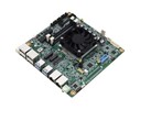 Aaeons MIX-PT LWV1 Mini ITX-moderkort ser ut som ett typiskt kompakt SFF-moderkort med inbyggd fläkt.
