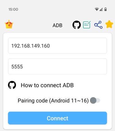 Om du har en extra Android enhet är ADB-appen det överlägset enklaste och snabbaste sättet att utfärda kommandon till din Google TV (Bildkälla: Notebookcheck)