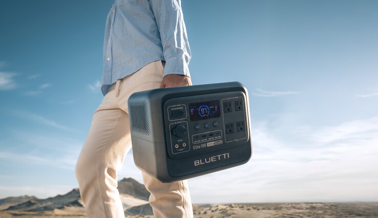 Bluetti Elite 100 V2 bärbart kraftverk väger 11,5 kg (25,3 lbs) (Bildkälla: Bluetti)