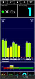 GPS-mottagning utomhus