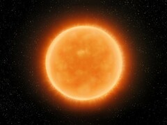 En konstnärs återgivning av Betelgeuse i konstellationen Orion. (Bildkälla: © Nazarii_Neshcherenskyi - SHUTTERSTOCK)