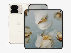 Pixel 10 Pro Fold bör se lite mer modern ut än sin föregångare tack vare tunnare skärmramar. (Bildkälla: Android Headlines)