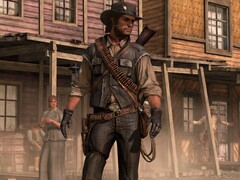 John Marston i en stadsscen från Red Dead Redemption (Bildkälla: Rockstar Games)