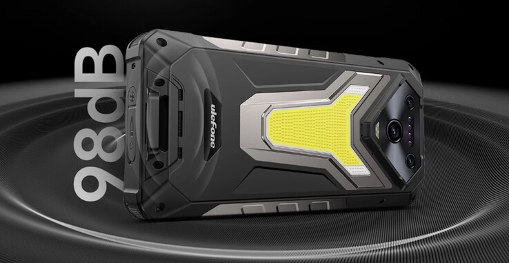 Kraftfulla högtalare och hundratals individuella lysdioder finns ombord. (Bildkälla: Ulefone)