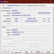 CPU-Z moderkort