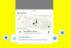 Snapchats Home Safe-funktion (Bildkälla: Snapchat)