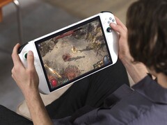 Den handhållna gamingdatorn Abxylute 3D One visar bilder i 3D tack vare displayteknik från Tencent Games. (Bildkälla: Abxylute)